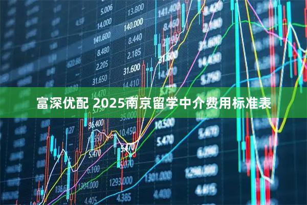 富深优配 2025南京留学中介费用标准表